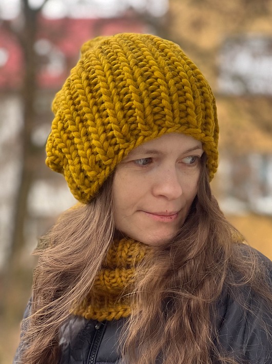 czapki damskie Zimowa czapka z wełny peruwiańskie i alpaki Lumi miodowa