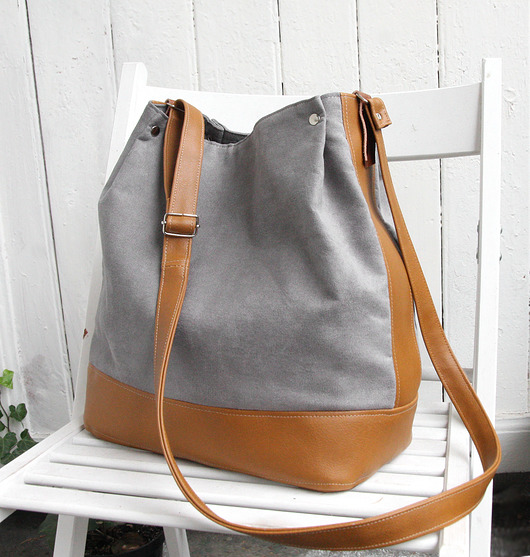 torba midi - grey&camel - zamówienie dla Marty elfagado