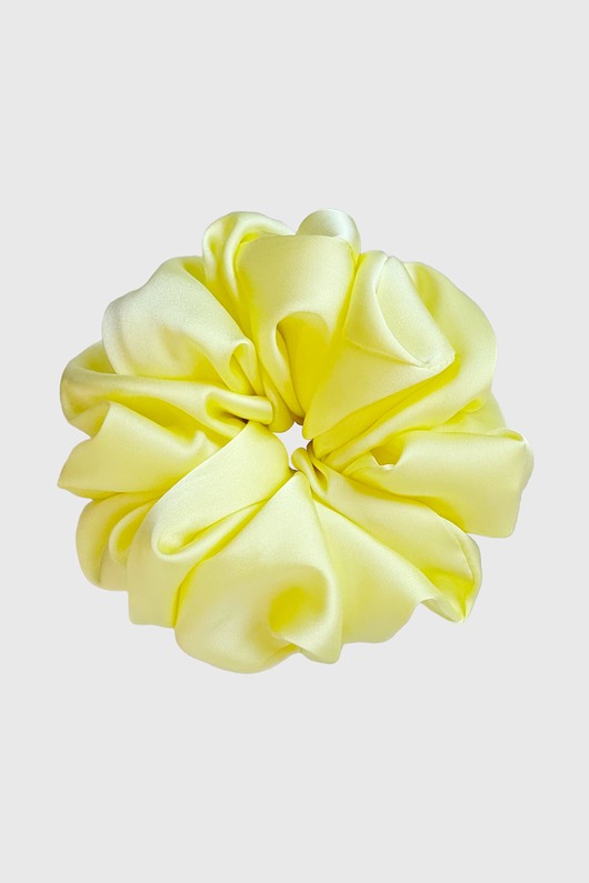 gumki do włosów Gumka do włosów masełkowa żółta Scrunchie Maxi Citrone