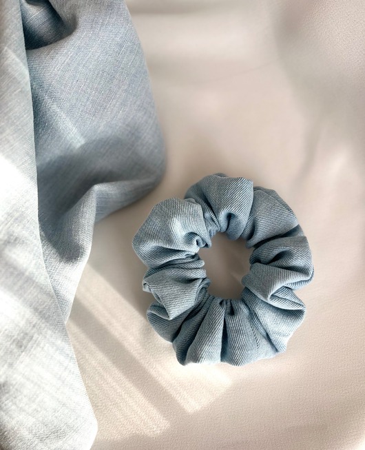 gumki do włosów Jeansowa gumka do włosów Blue Jeans