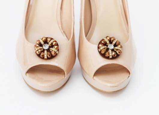 Precious - Gold - klipsy do butów HowDoILook