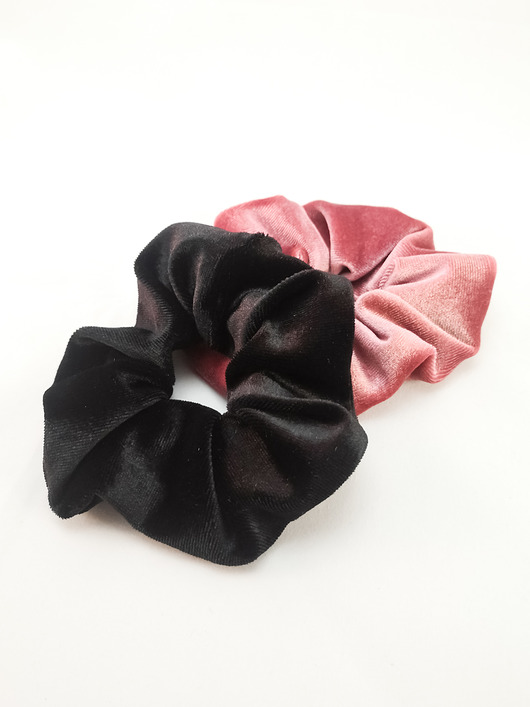 Dwupak: Scrunchie Pink & Black to moje