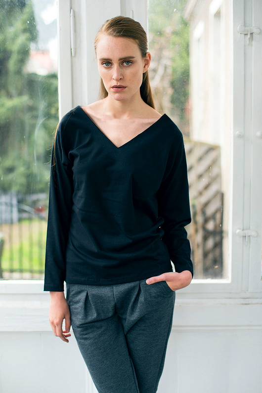 VENICE BLACK Bluzka Oversize GAU great as You