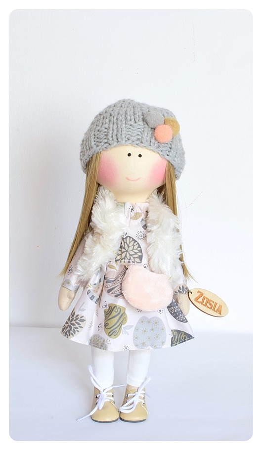 lalki Lalka handmade 37cm  dostępna od ręki PROMOCJA