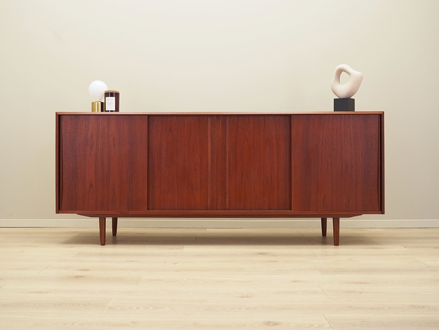 komody i szafki Sideboard tekowy, duński design, lata 60, projektant: E.W. Bach