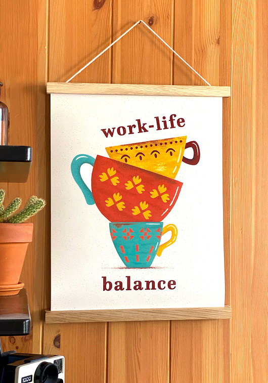 plakaty Plakat work-life balance