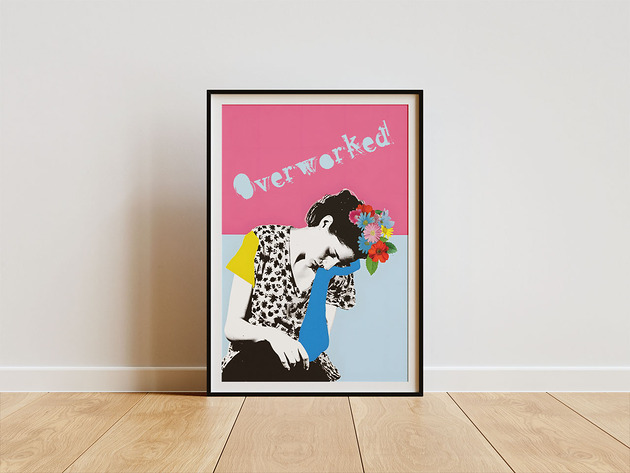 plakaty Plakat - Overworked