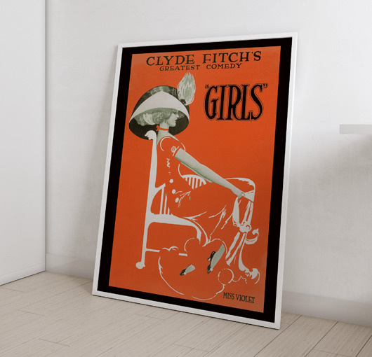 plakaty Plakat Vintage Retro Girls