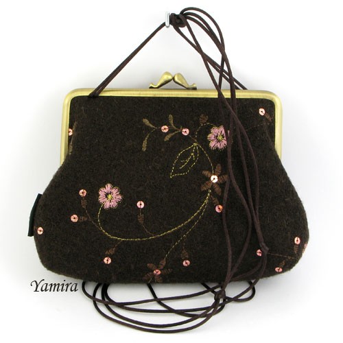 Torebka :: brown wool exclusive :: yamira