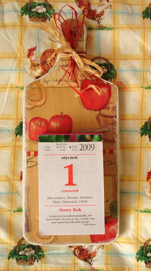 Jabłkowy kalendarz 2009 AvA
