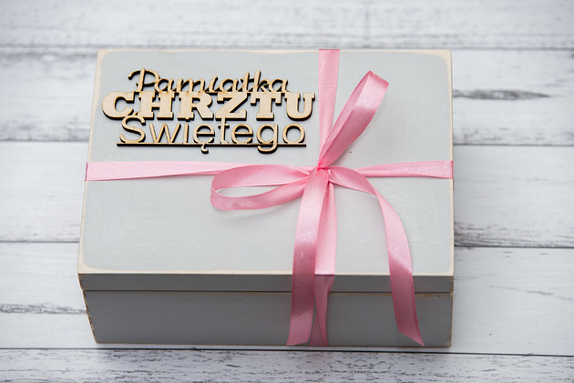 Skrzyneczka Chrzest Prezent LalaShop