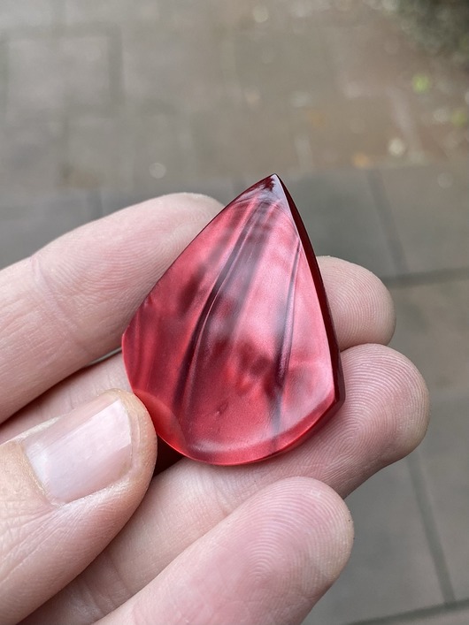Plektron Kostka Do Gitary 3mm Akryl Red Pearl Luka Plectrums