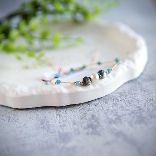 bransoletki z kamieni naturalnych Bransoletka z kamieni z dedykacją. Perła Hematyt Apatyt