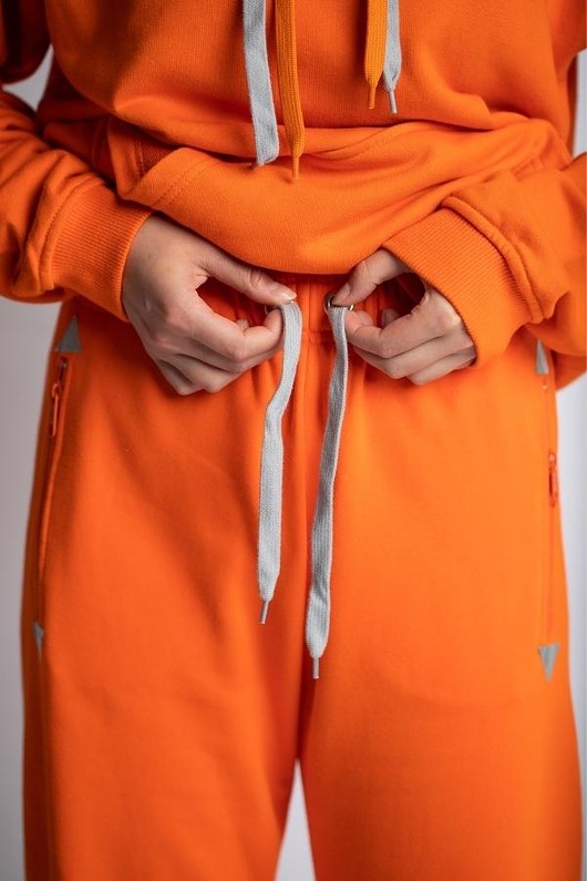 spodnie dresowe damskie Spodnie dresowe damskie z kieszeniami na zamek REALWEAR