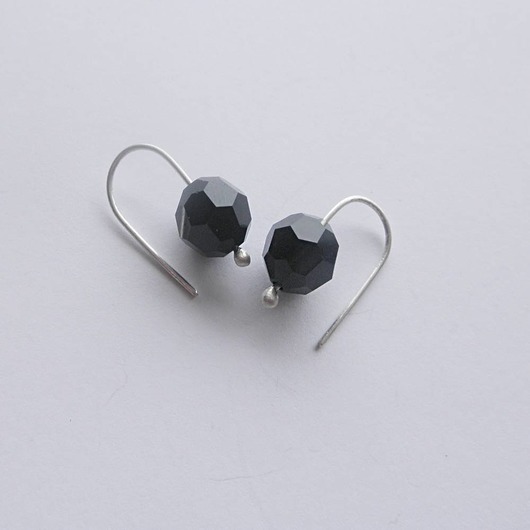 kolczyki z kamieniami Kolczyki OKRĄG