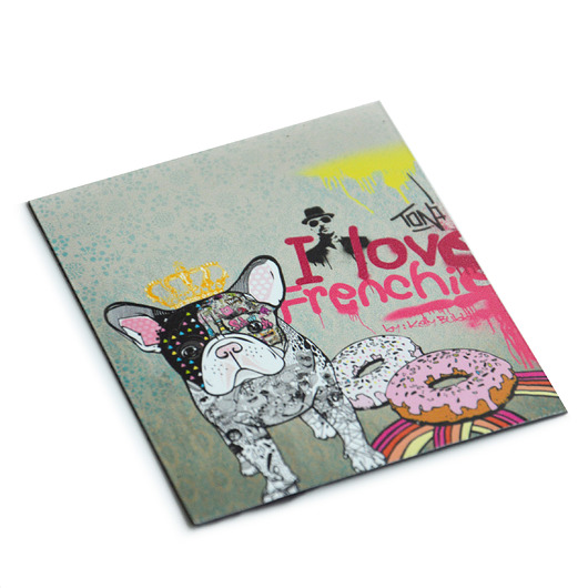 Magnes - I love Frenchie kellybubble