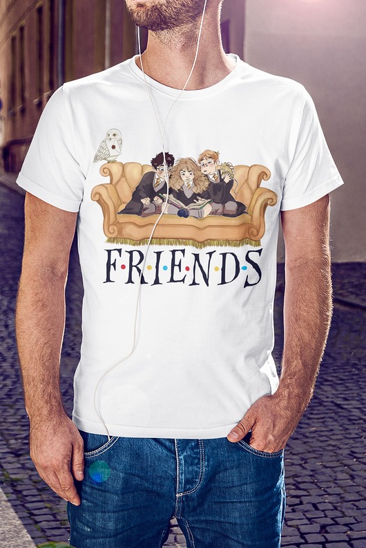 t-shirty męskie Koszulka Harry Potter Friends