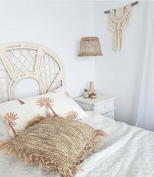 Poszewka Rafia White Sands