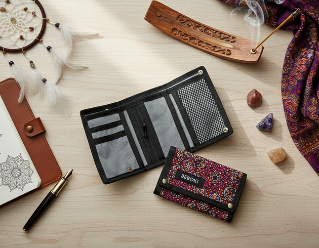 portfele damskie Portfel Mandale / BEBOKI wodoodporny