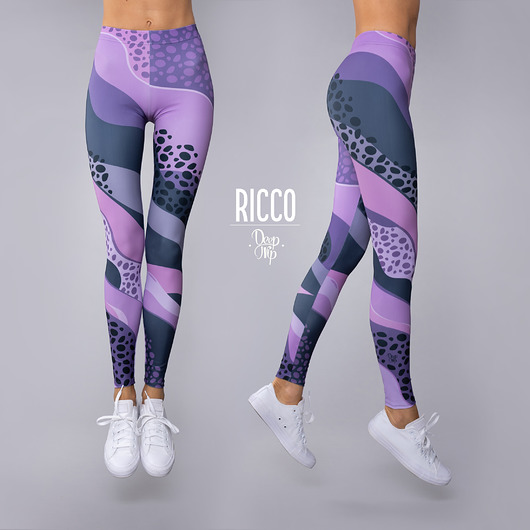 legginsy Legginsy damskie RICCO wysoki stan