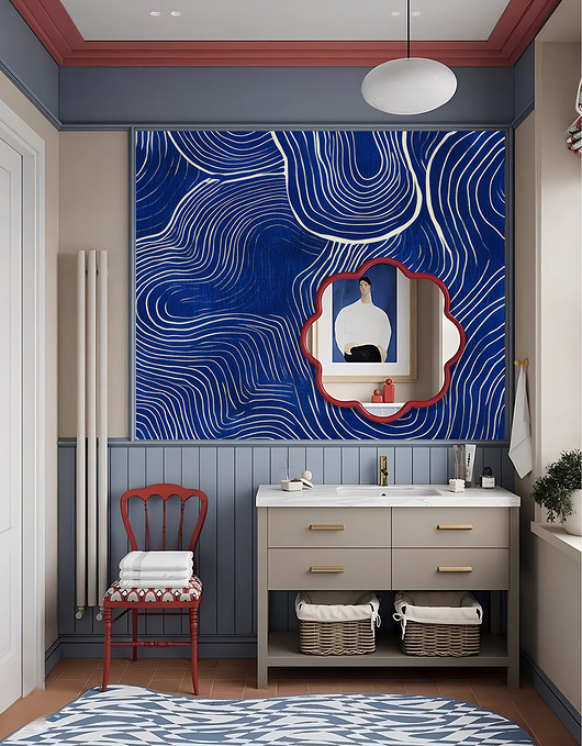 tapety i naklejki ścienne Tapeta - Waves