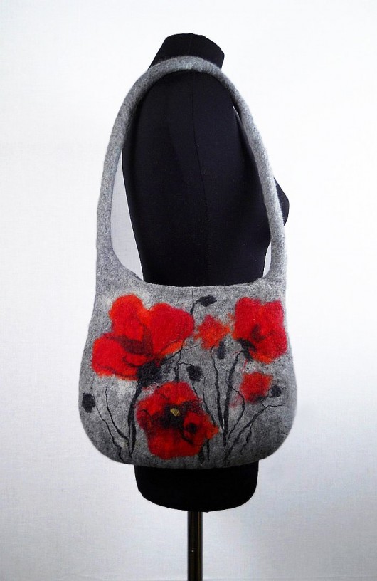 Jedwabnofilcowa Torebka: Living Bag filcant
