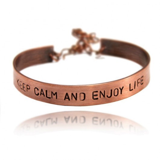 Like - copper chain - wybijana 10 mm SHEandHE