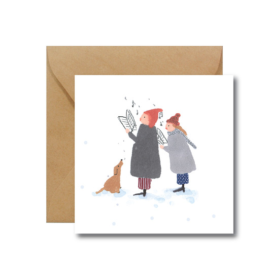 kartki świąteczne KOLĘDNICY  kartka świąteczna