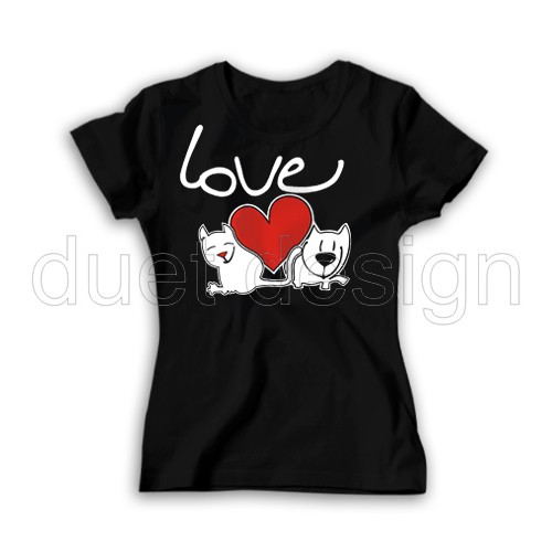 T-shirt Damski AST57 duet design Duet design