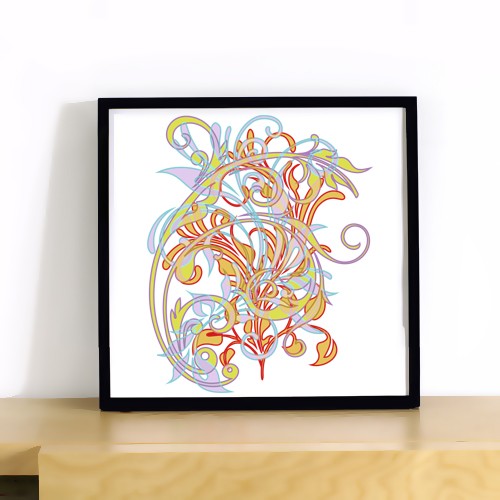 Plakat Ornamenty ONE MUG A DAY