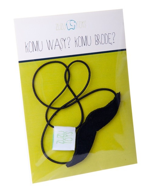 Wąsy przebranie, na gumce ZUZU TOYS