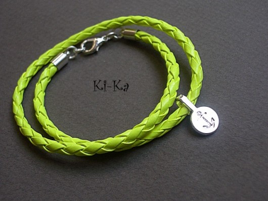 Neon yellow 1  - bransoletka KiKa pracownia