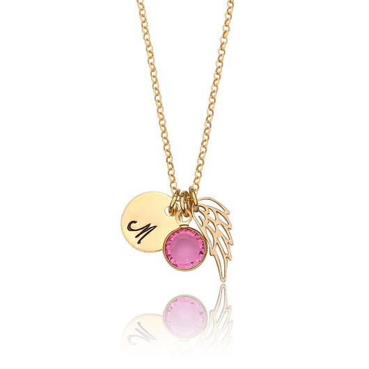 Personalizowany naszyjnik, kryształ swarovski KaroBijouLine