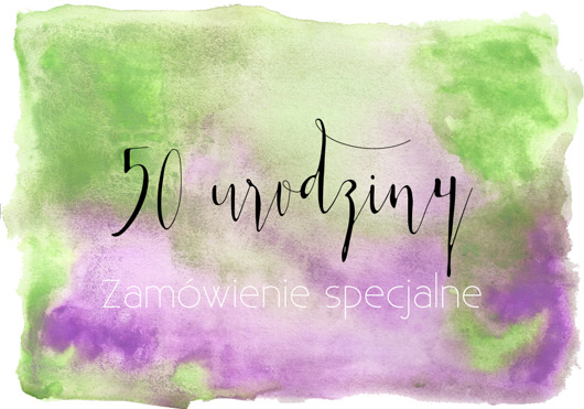 Zestaw 2 kartek  na urodziny AnZone