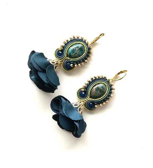 kolczyki soutache Sutaszowe kolczyki LA GRACIOSA