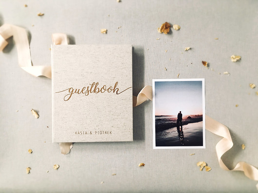 Księga Gości Guestbook Gold Foil Little Fine Arts