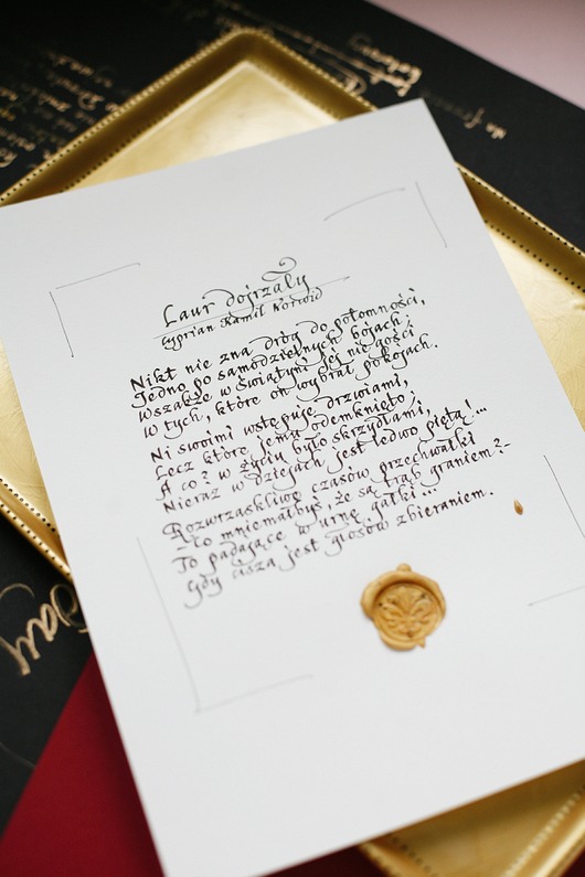 plakaty Plakat Kaligrafia: "Laur Dojrzały" Cyprian Kamil Norwid wiersz pisany ręcznie