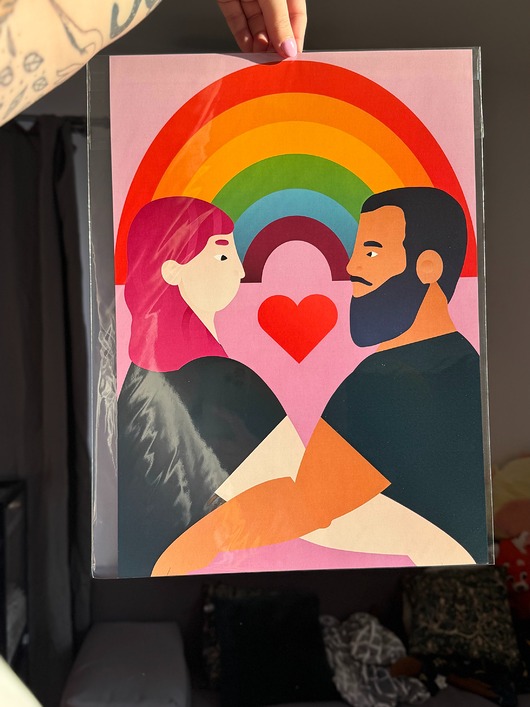 plakaty Plakat "Queer Love"