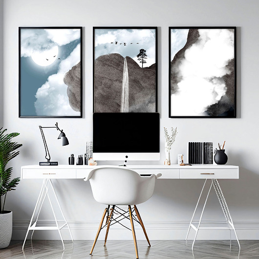 plakaty Plakat Tryptyk Mglista Tajemnica Gór