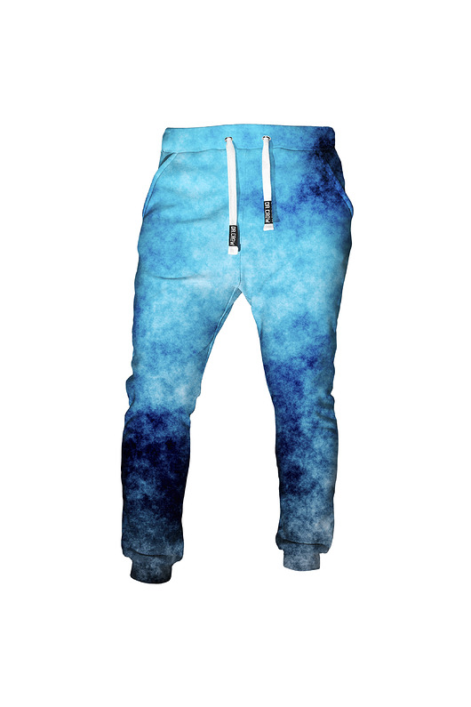 spodnie męskie DR.CROW Spodnie Fullprint Blue Grunge