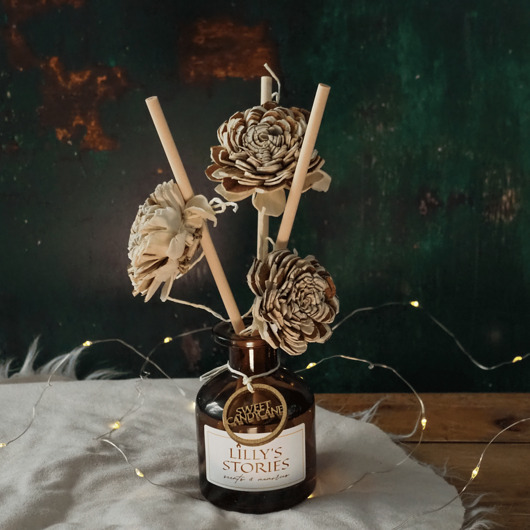 świeczniki i świece Dyfuzor zapachowy "Sweet Candy Cane", zapach cukrowej laseczki- 100ml