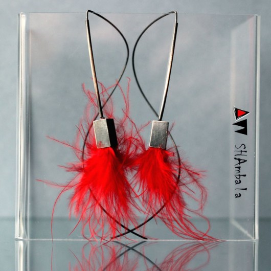 kolczyki wire wrapping kolczyki AGUNG