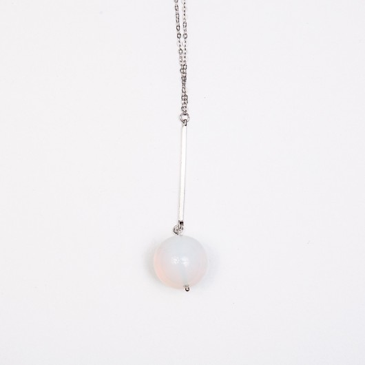 MOKAVE Natural silver opal MOKAVE