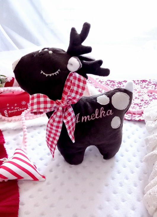 przytulanki dla niemowląt i dzieci Przytulanka MILUSIA SARENKA  imię dziecka metryczka ŚWIĘTA PREZENT