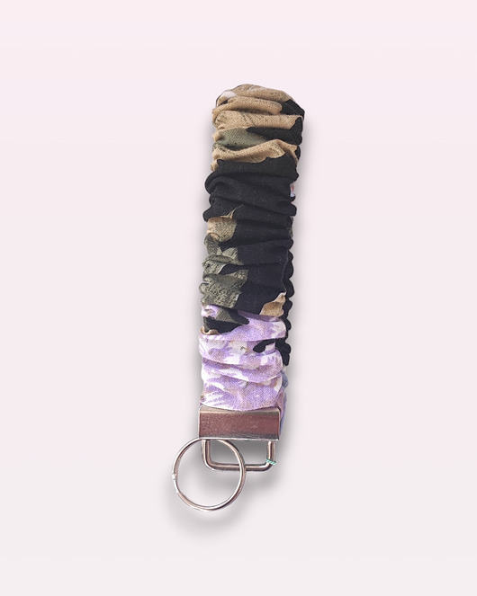 Akcesoria pozostałe Smyczka kwiatowa scrunchie na gumie