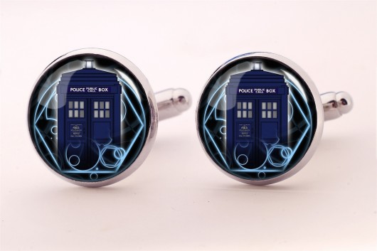 Spinki do mankietów Doctor Who EGGinEGG
