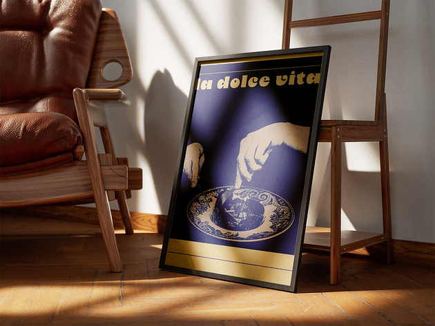grafiki i ilustracje La dolce vita - plakat