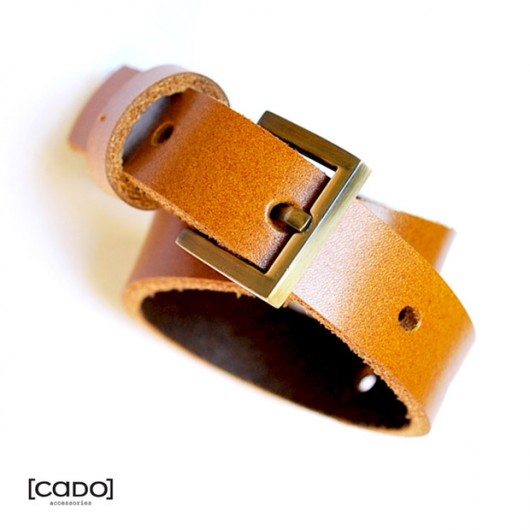 Bransoletka Skórzana CAMEL Tilt CADOaccessories