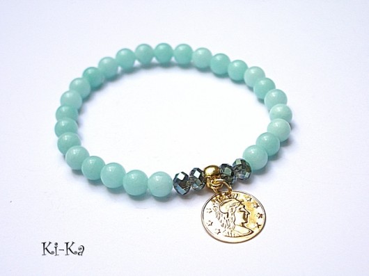 Blue coin - bransoletka KiKa pracownia