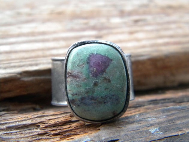 pierścionki - różne Rubin w fuchsycie - pierścionek